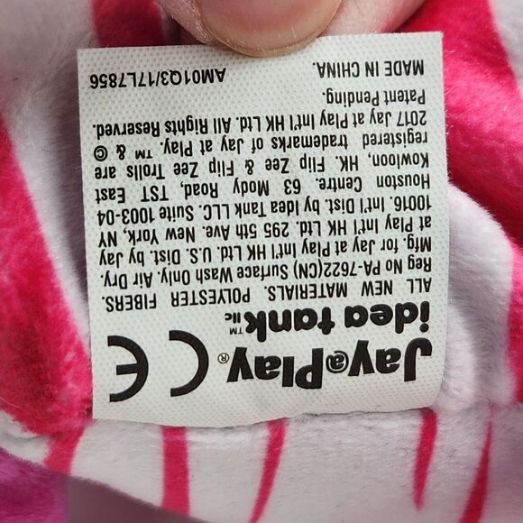 Flip Zee Trolls Pretty in Pink 2-in-1 Reversible Plush Doll Soft Cuddly Fleece - Picture 11 of 11